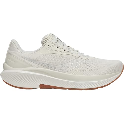 Saucony Men's Echelon 10 Sneaker, Birch/Gum, 10.5 Wide