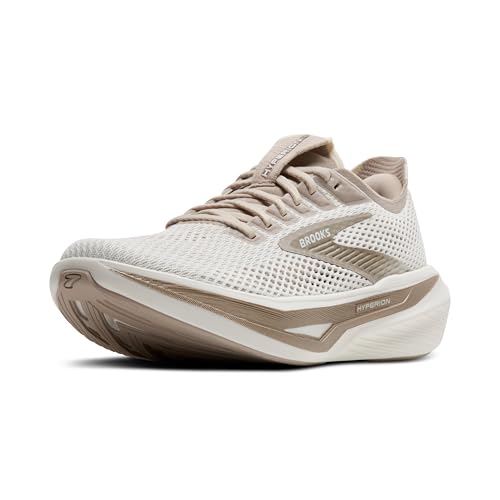 Brooks Women’s Hyperion 3 Neutral Running Shoe - Coconut/Bronze/Mushroom - 6.5 Medium