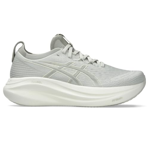 ASICS Women's Gel-Nimbus 27 Running Shoes, 9, Lake Grey/White SAGE