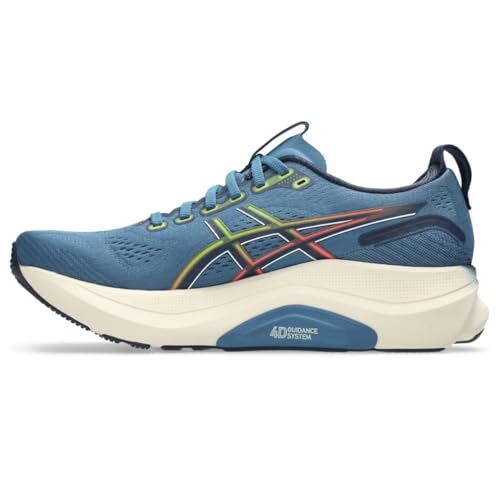 ASICS Men's Gel-Kayano 32 Running Shoes, 8, Winter SEA/Midnight