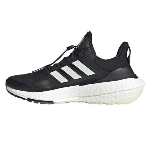 adidas Women's Ultraboost 22 Cool.RDY Running Shoe, Black/White/Grey, 9