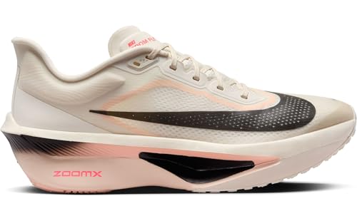 Nike Zoom Fly 6 Men's Road Running Shoe FN8454, Pale Ivory Black Crimson Tint Sail, 12 US