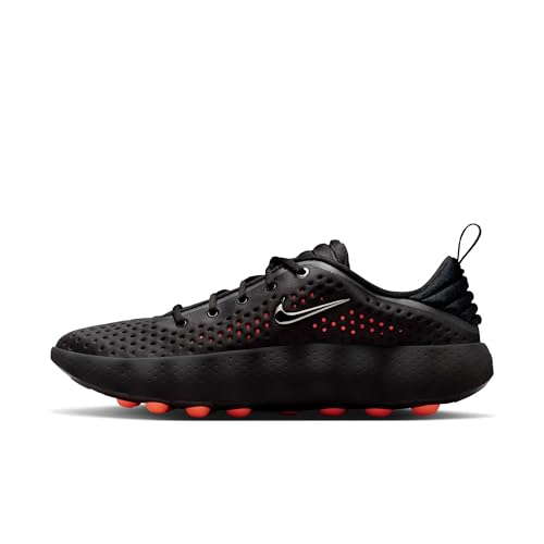 Nike Mind 002 Black Hyper Crimson, HQ4308-001, Futuristic Hybrid Sneaker, Knit, Sensory Footwear, Black Hyper Crimson, 28.0 cm