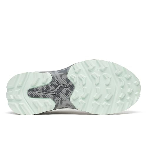 Saucony Women's Excursion Tr17 Sneaker, Fossil/Aqua, 9