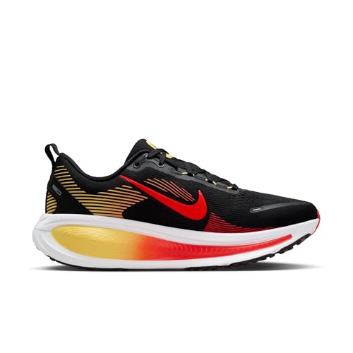Nike Mens Vomero 18 Black/Bright Crimson/Light Crimson 10 Medium