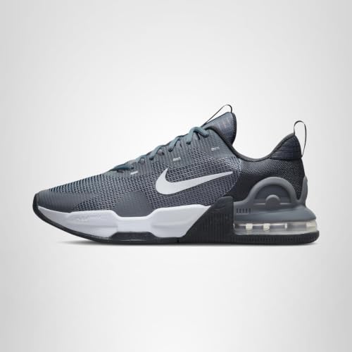 Nike Men's Air Max Alpha Trainer 5 Workout Shoes, Smoke Grey/White-Dark Smoke Grey-Dark Grey, 7