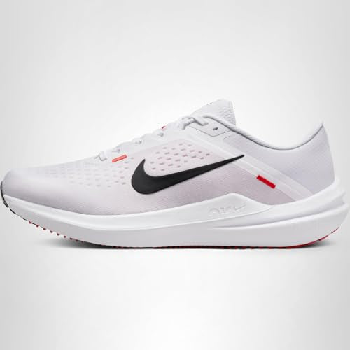 Nike Men's Air Winflo 10Low, White Black Light Crimson, 9.5 US
