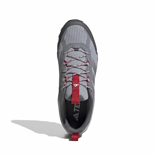 adidas Men's Terrex Rockadia Trail Running, HaloSilverSilverMetallicBetterScarlet, 11