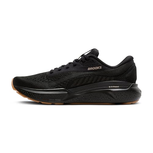 Brooks Men’s Adrenaline GTS 24 Supportive Running Shoe - Black/Biscuit - 8 Medium - alternate view 5