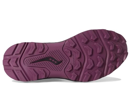 Saucony Women's Excursion Tr17 GTX Sneaker, Black/Plum, 7.5