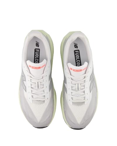 New Balance Men's FuelCell Rebel V5 Running Shoe, Raincloud/Mineral/White, 11 M