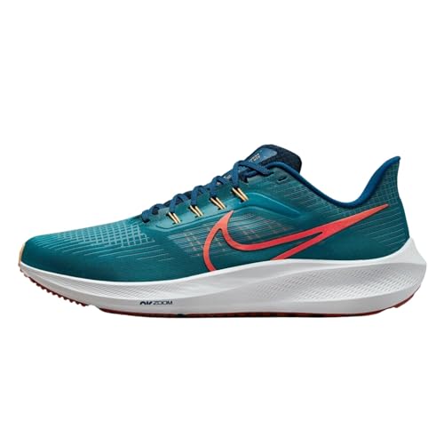 Nike Air Zoom Pegasus 39, Men's Trainers, Spruce Lt Crimson Valerian, 9.5 AU