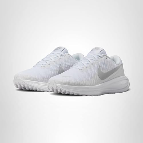 Nike Women's Revolution 8 Road Running Shoes, White/Pure Platinum, 8
