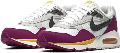 Nike Women's Air Max Correlate Shoes, White/Dark Grey-University Gold-Rave Pink, Size 7