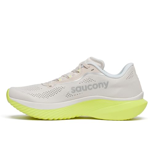 Saucony Women's Kinvara 15 Sneaker, Moon/Sunny, 9
