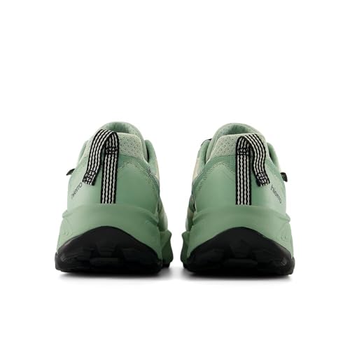 Men's New Balance Fresh Foam X Hierro v9 Trail Shoes in Mosaic Green/Permafrost/Black alternate view 3