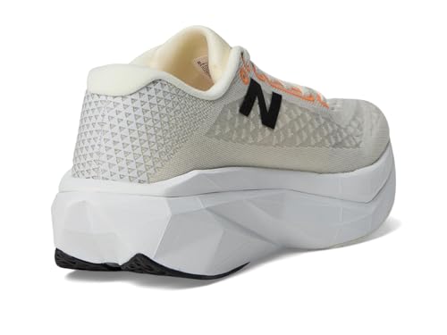 New Balance Women's FuelCell SuperComp Trainer V3 Running Shoe, Angora/Hot Mango/Black, 9 M