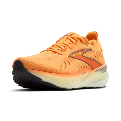 Brooks Men’s Glycerin GTS 22 Supportive Running Shoe - Orange/Nightlife/White - 7.5 Medium