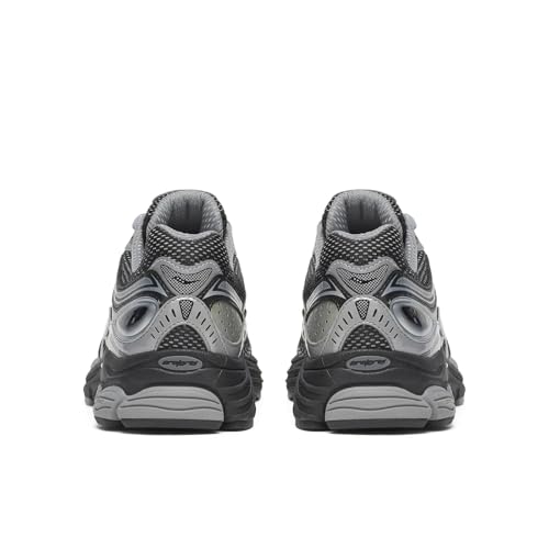 Saucony Unisex ProGrid Omni 9 Sneaker, Black/Silver, 10 Medium