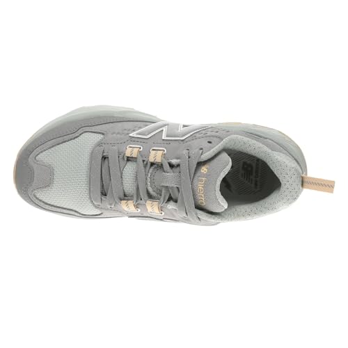 Women's New Balance Fresh Foam X Hierro Trek Shoes in Slate Grey/Lone Star Grey alternate view 2