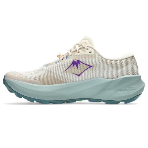 ASICS Women's Trabuco 14 Running Shoes, 9.5, Oatmeal/Sandstorm