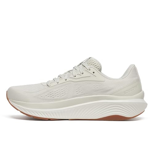 Saucony Men's Echelon 10 Sneaker, Birch/Gum, 9