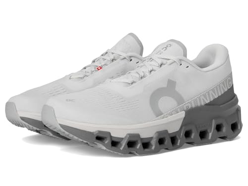 On Men's Cloudmonster 2, Frost/Rock, 12 Medium
