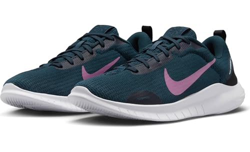 Nike Womens Flex Experience Run 12 Armory Navy/Plum Dust/Black 8 Medium