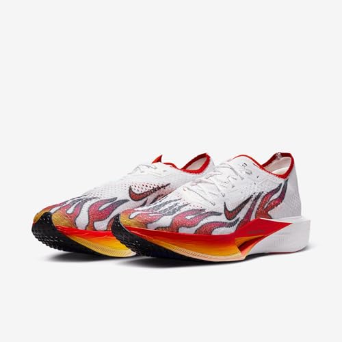 Nike Vaporfly 3 Men's Road Racing Shoes (HQ3504-100, White/Black/University Red/Habanero Red) Size 15
