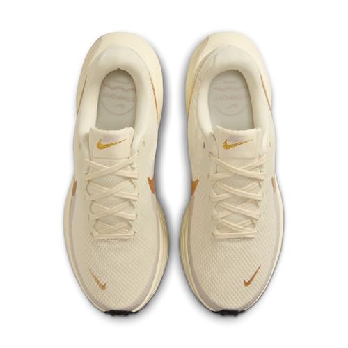 Nike Revolution 8 Women's Road Running Shoes (Light Khaki/Coconut Milk/Off Noir/Metallic Gold) Size 6.5