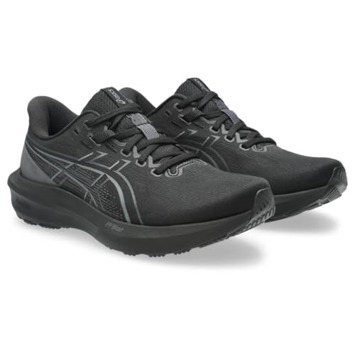 ASICS Women's GT-1000 15 Running Shoes, 8.5, Black/Black