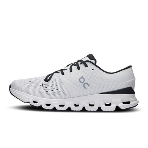 On Women's Cloud X 4 Sneakers, Ivory/Black, 6 Medium US