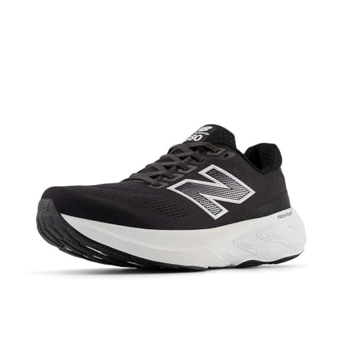 New Balance Men's Fresh Foam X 880 V15 Running Shoe, Black/White/Reflection, 9 M