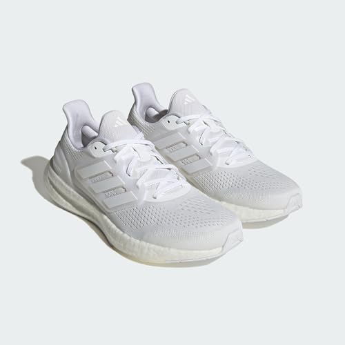 adidas Mens Pureboost 23 Running Sneakers Shoes - White - Size 10.5 M