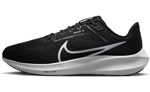 Nike Air Zoom Pegasus 40 Men's Road Running Shoes (Wide) Adult DV, Size 10 Black