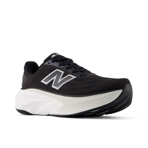 New Balance Women's Fresh Foam X More V6 Running Shoe, Black/Grey Matter/Castlerock, 8.5 M