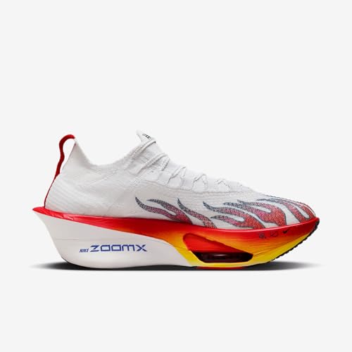 Nike Alphafly 3 Premium Men's Road Racing Shoes (HQ3501-100, White/Black/University Red/Habanero Red) Size 14