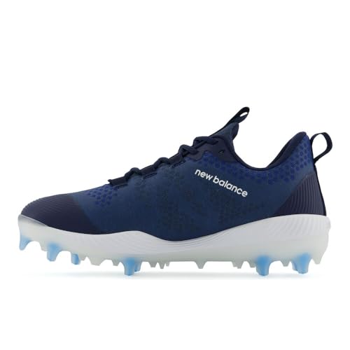 New Balance Men's FuelCell COMP V3 Baseball Shoe, Team Navy/White, 11 M