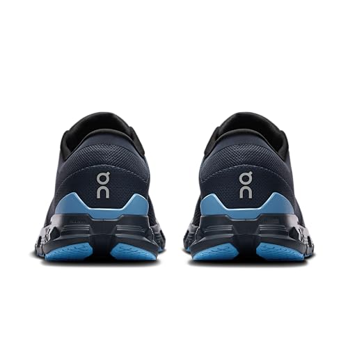On Men's Cloud X 4 Sneakers, Navy/Gourami, 11.5 Medium US
