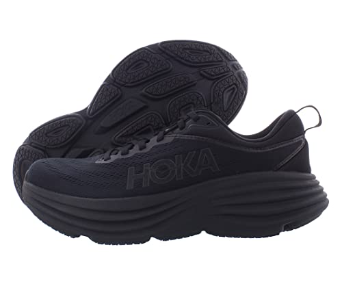 HOKA ONE ONE Bondi 8 Mens Shoes Size 12, Color: Black/Black - product image