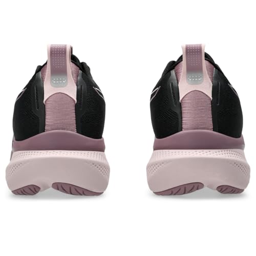 ASICS Women's GLIDERIDE MAX Running Shoes, 10, Black/Pale Pink