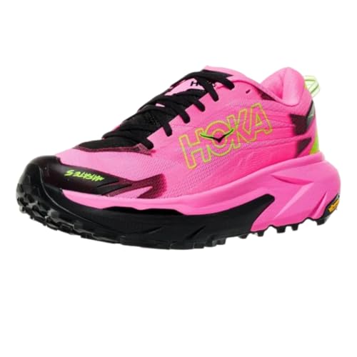 Hoka Men's Mafate 5 Neon Rose/Black 9.5 Medium - alternate view 2