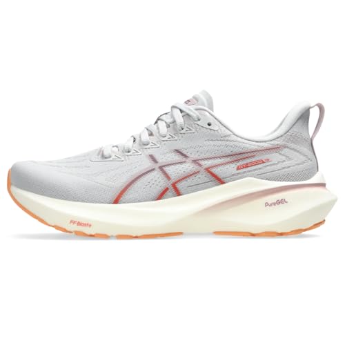 ASICS Women's GT-2000 13 Running Shoe, 8.5, Concrete/Watershed Rose
