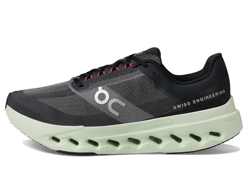 On Womens, Cloudsurfer Next Black/Lima 7 Medium