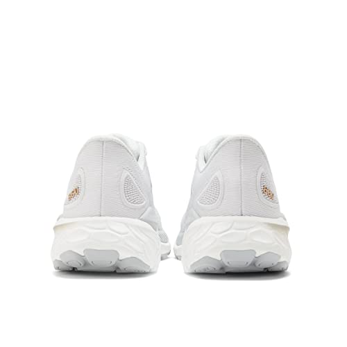 New Balance Women's Fresh Foam X 860 V13, White/Light Aluminum, 5 Wide