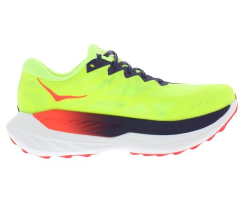 Hoka Women's Rocket X Trail Sneaker, Neon Yuzu/Neon Flame, 7.5 - alternate view 2