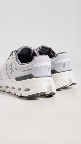 On Men's Cloudrunner 2 Sneakers, Frost | White, 9 Medium US