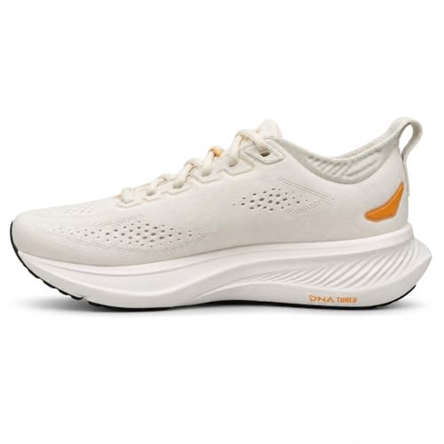 Brooks Men's Glycerin 23 Running Shoes, Arctic Wolf/Angora/Orange, 11 US