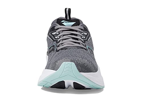 Saucony Echelon 9, Running Shoe Womens, Charcoal/Ice, 7