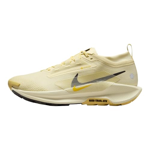 Nike Pegasus Trail 5 Gore-TEX Men's Waterproof Running Shoes (FQ0908-700, Alabaster/Saturn Gold/Lightning/Medium Ash) Size 12